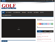 Tablet Screenshot of golftutorial.net